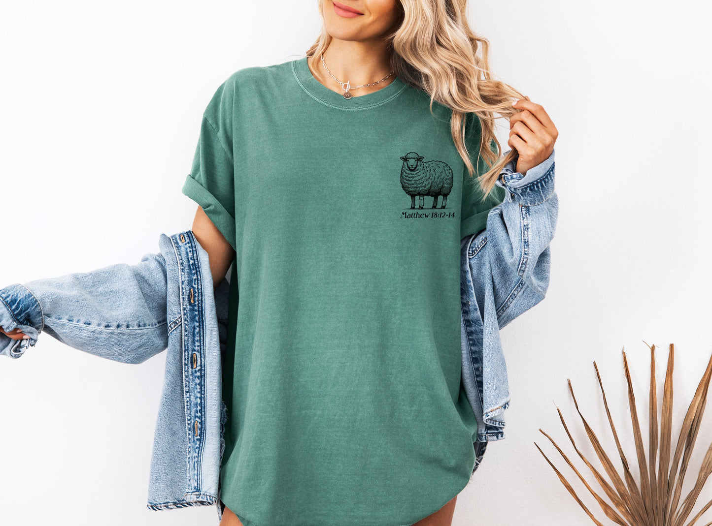 He left the 99 to find me Christian Garment Dyed T Shirt