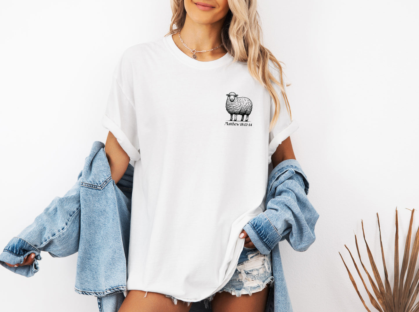 He left the 99 to find me Christian Garment Dyed T Shirt
